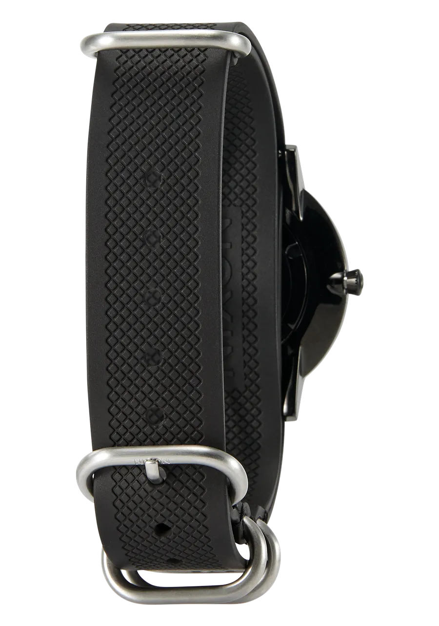 20mm FKM Rubber One Piece Band - Black