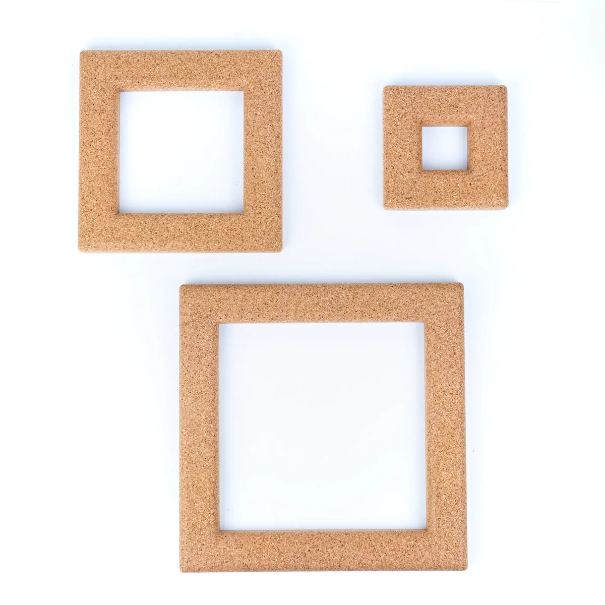 3-Piece Modular Cork Pot Trivet Set L-1056