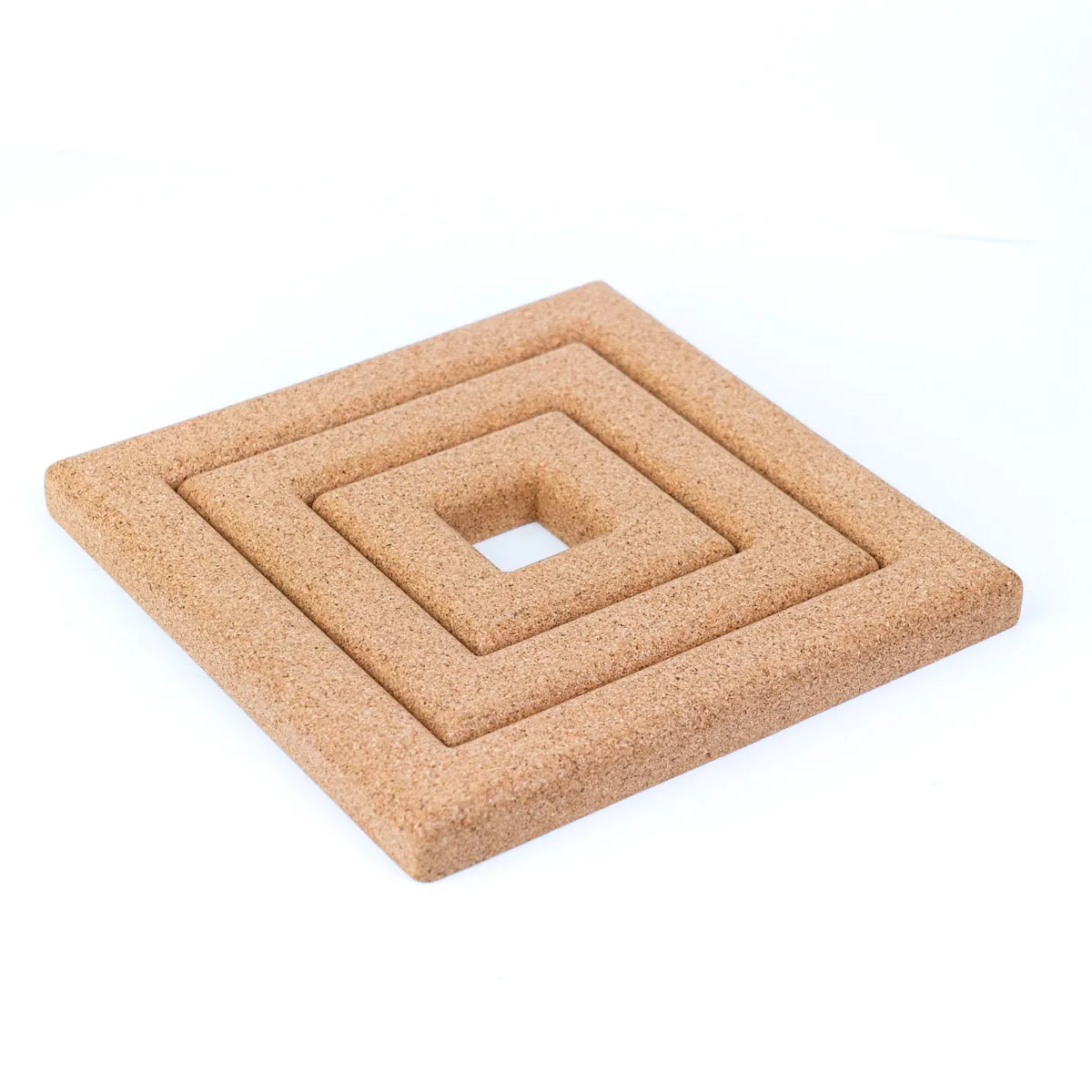 3-Piece Modular Cork Pot Trivet Set L-1056