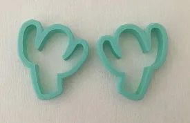 3D Printed Polymer Clay Cutter - Wonky Cactus 2 Piece Set