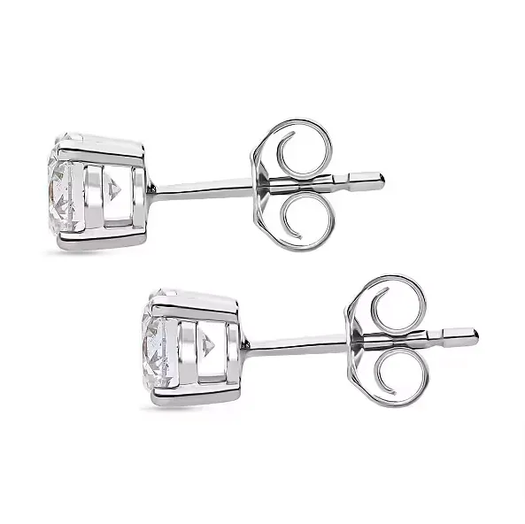 9K Gold Lab Grown Diamond Classic Stud Earrings