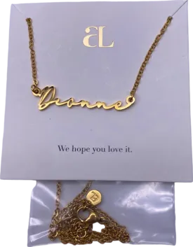 Abbott Lyon Gold Name Necklace