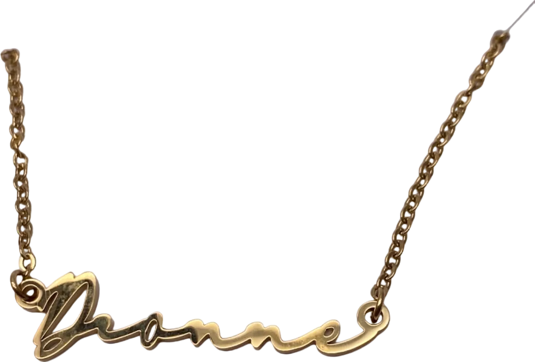 Abbott Lyon Gold Name Necklace