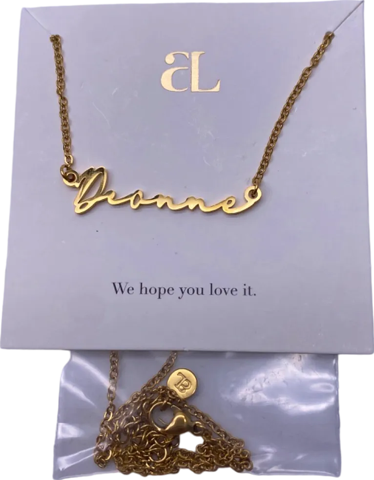 Abbott Lyon Gold Name Necklace