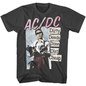 ACDC Dirty Deeds Smoke Gray T-Shirt