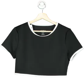 Adanola Black Crop Top 2X Large