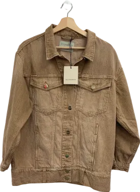 AllSaints Light Brown Willow Denim Jacket UK XS