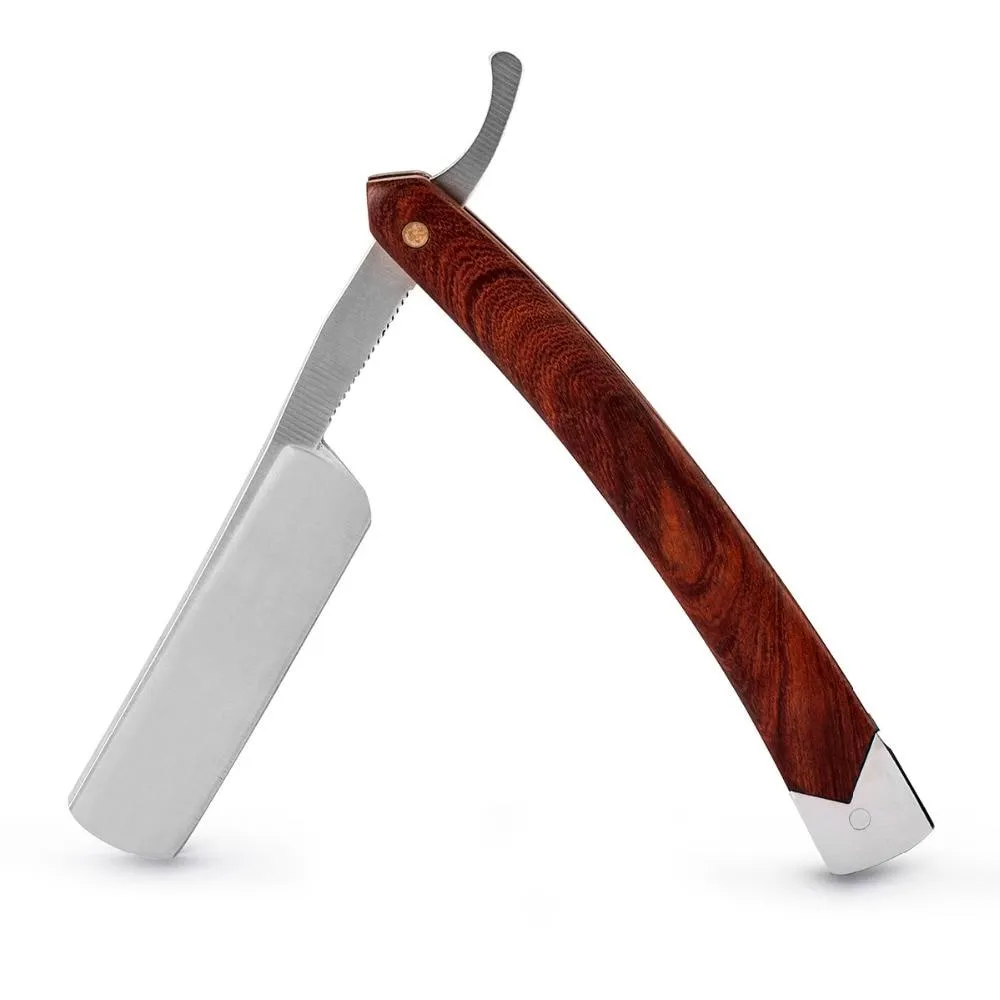 Bernardo Straight Razor With Wooden Handle