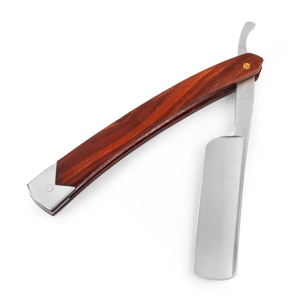 Bernardo Straight Razor With Wooden Handle