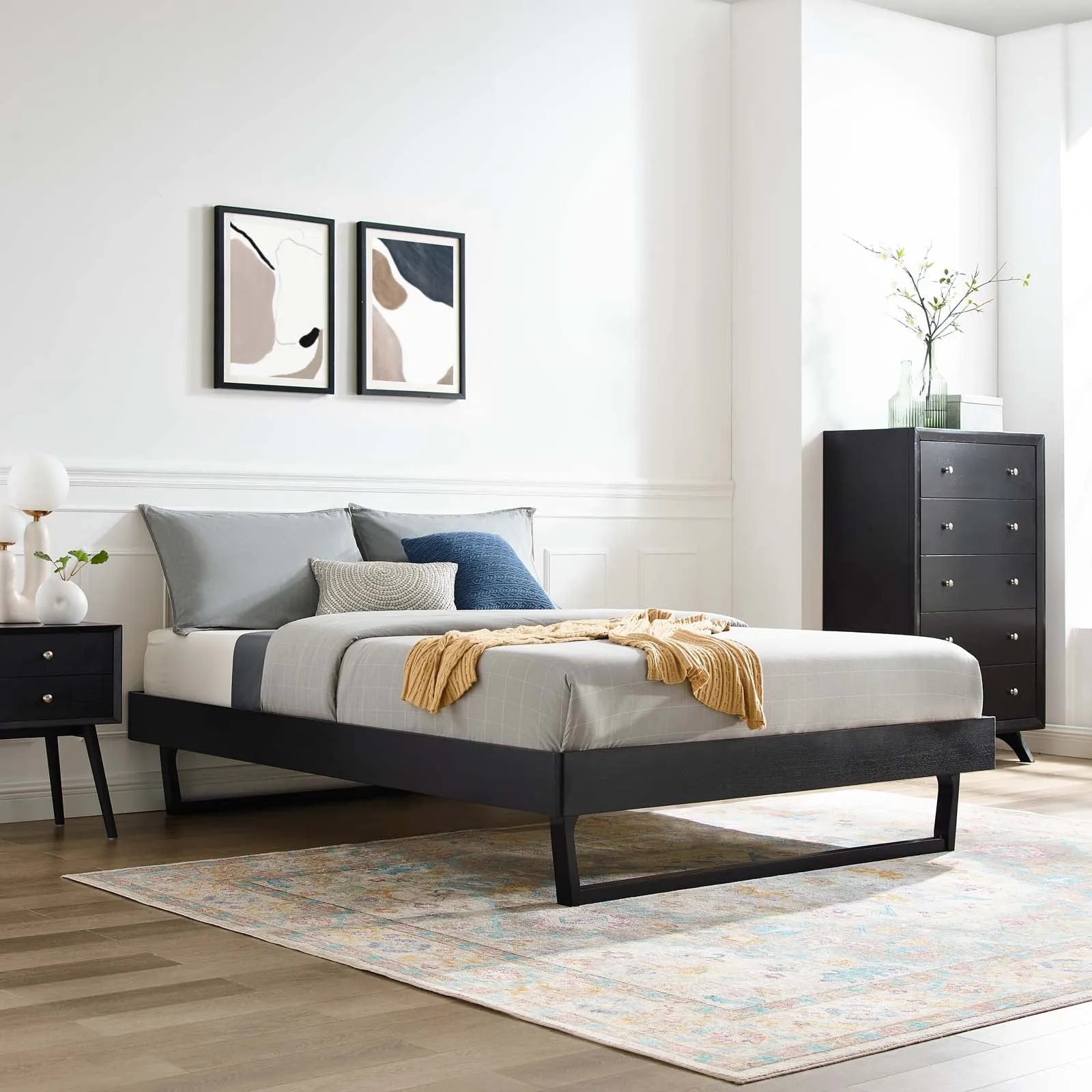 Billie Wood Platform Bed Frame by Modway