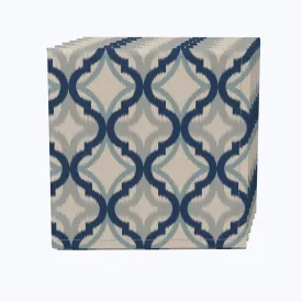 Blue Diamond Ogee Napkins