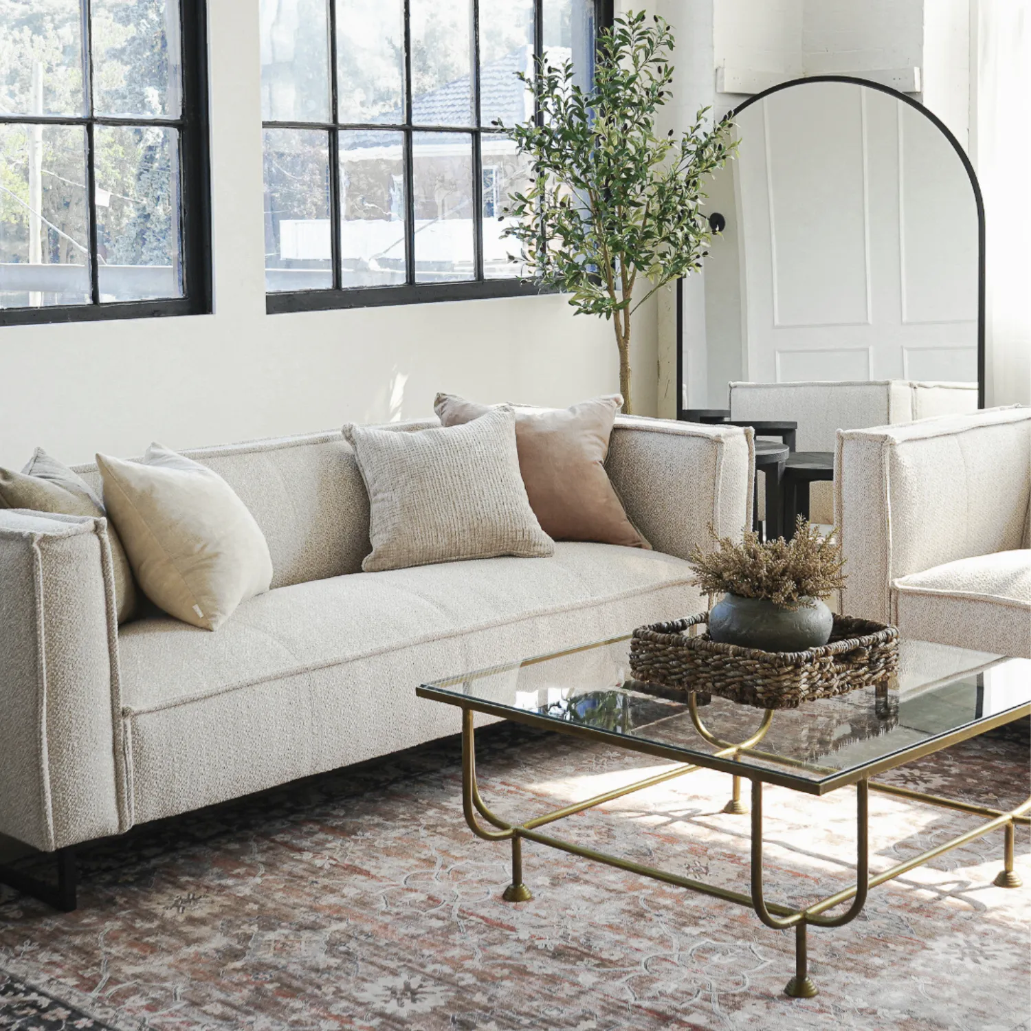 Brentwood 86" Forza Natural Sofa