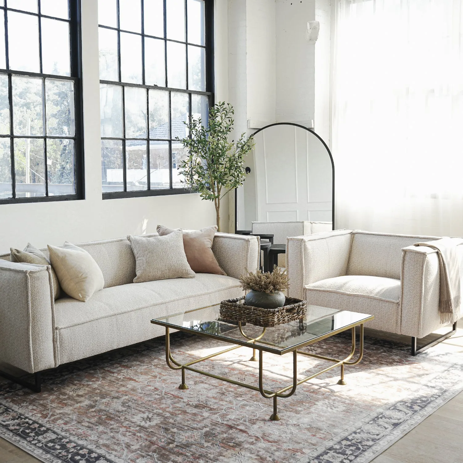 Brentwood 86" Forza Natural Sofa