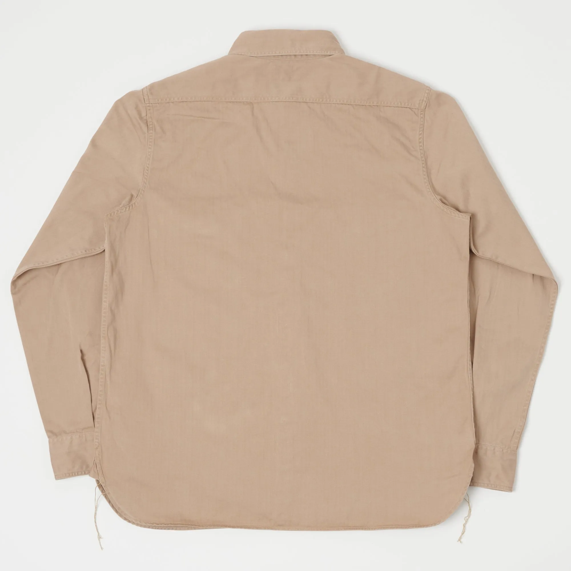 Buzz Rickson's Herringbone Work Shirt - Beige