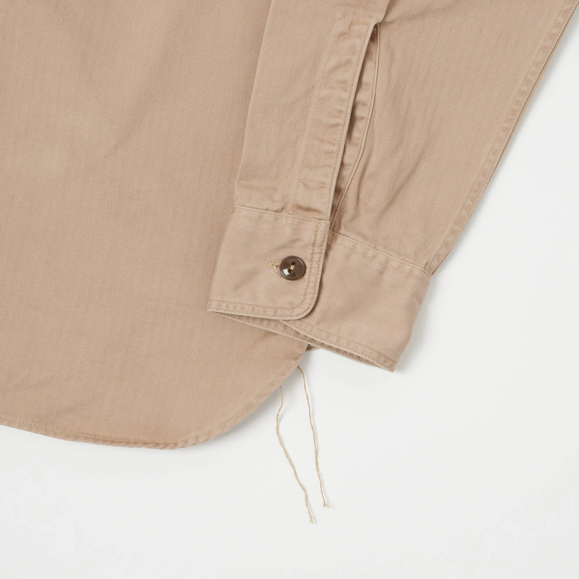 Buzz Rickson's Herringbone Work Shirt - Beige