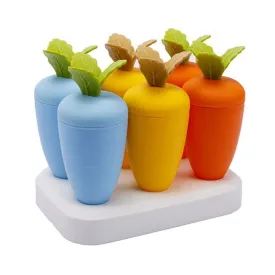 Carrot Shape  6pcs Ice Candy Mould.