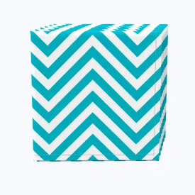 Chevron, Turquoise Napkins