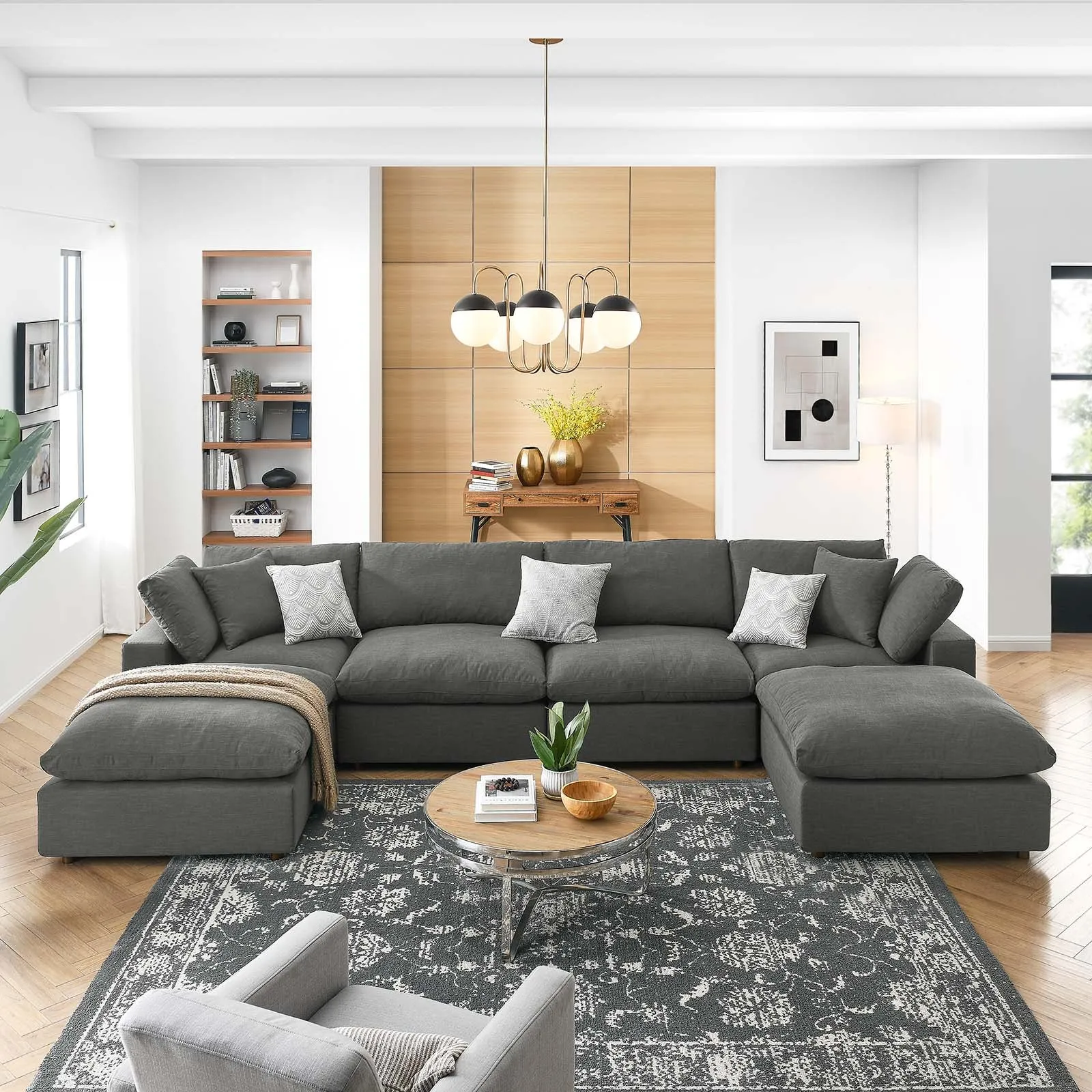 Commix Double Reclining Sectional by Modway