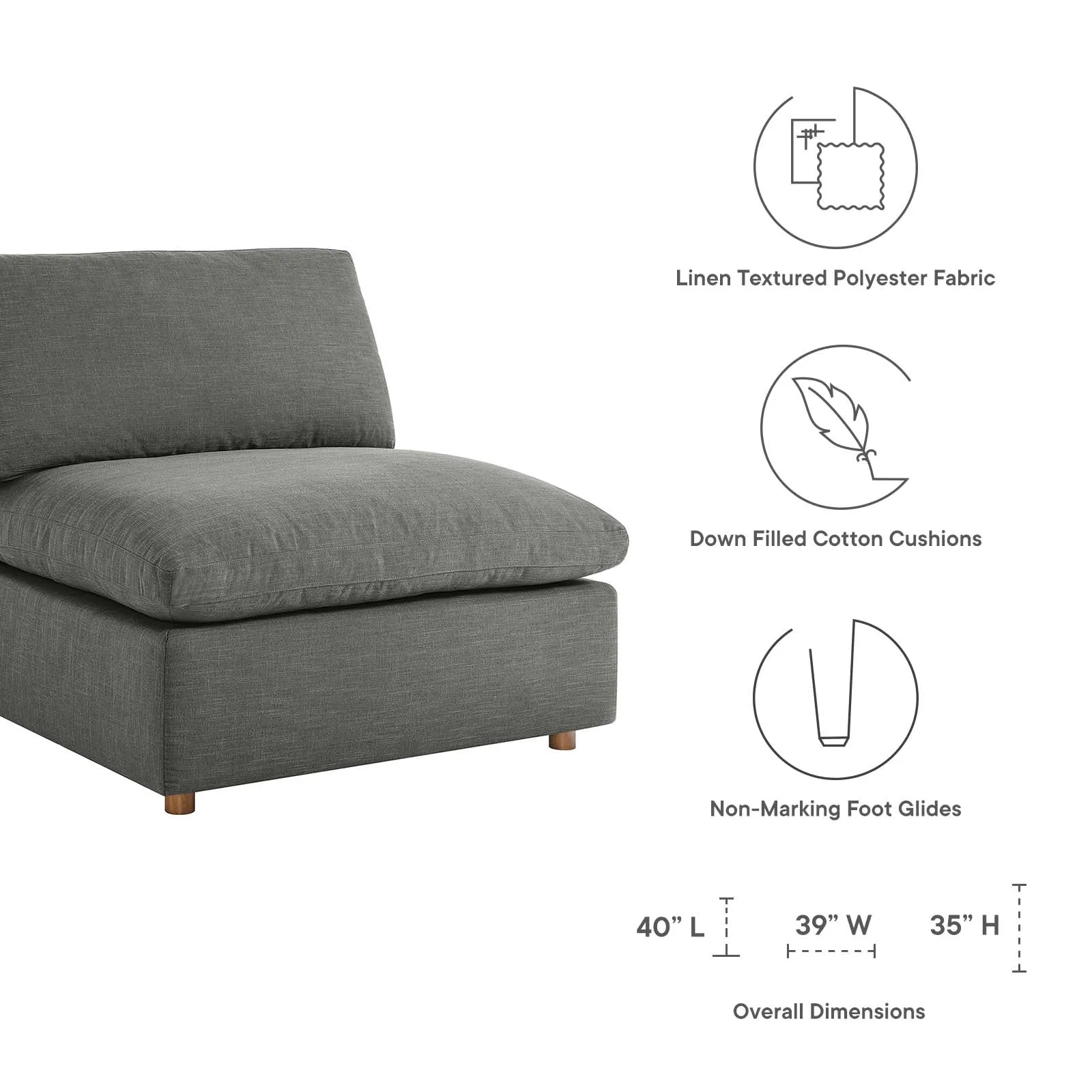 Commix Double Reclining Sectional by Modway