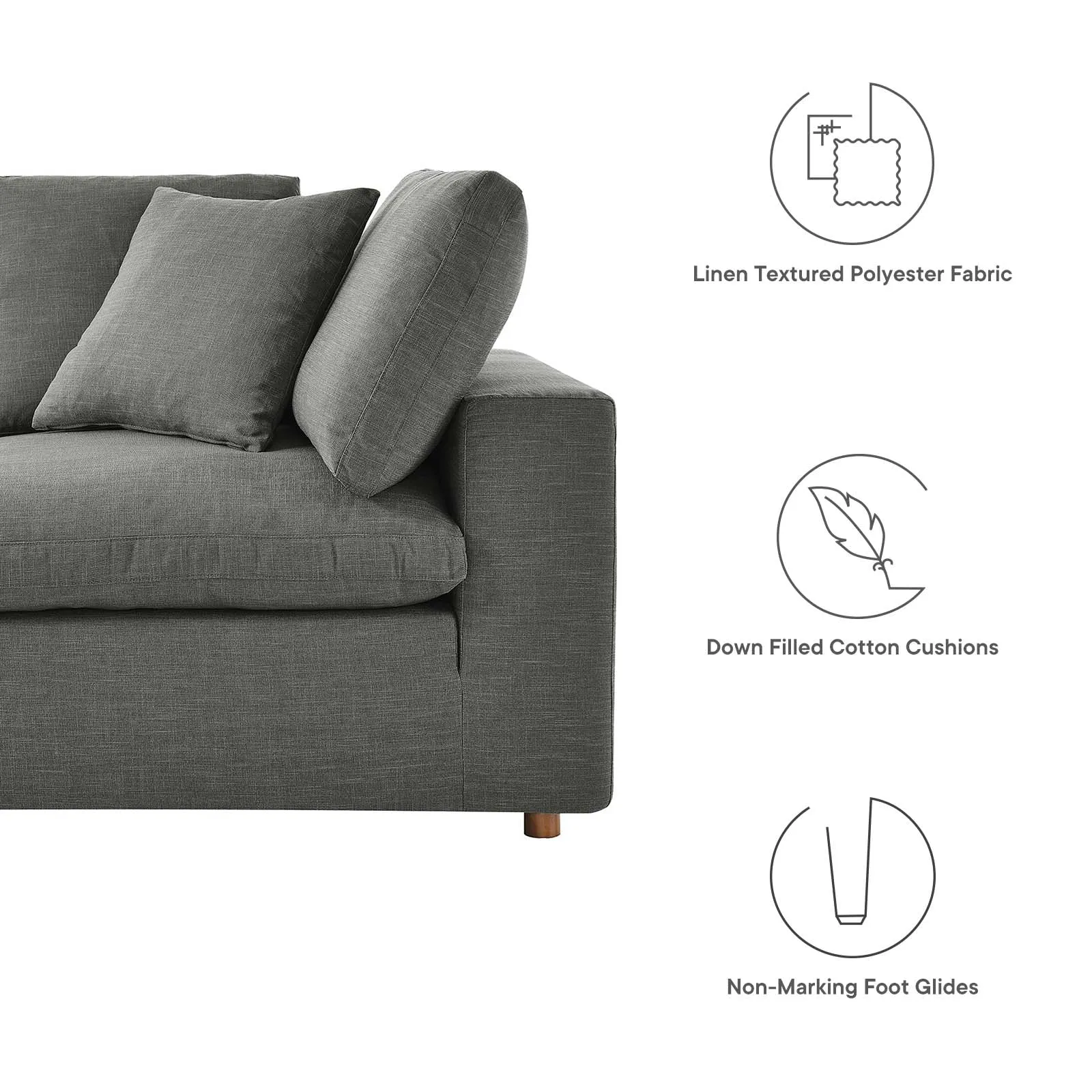 Commix Double Reclining Sectional by Modway