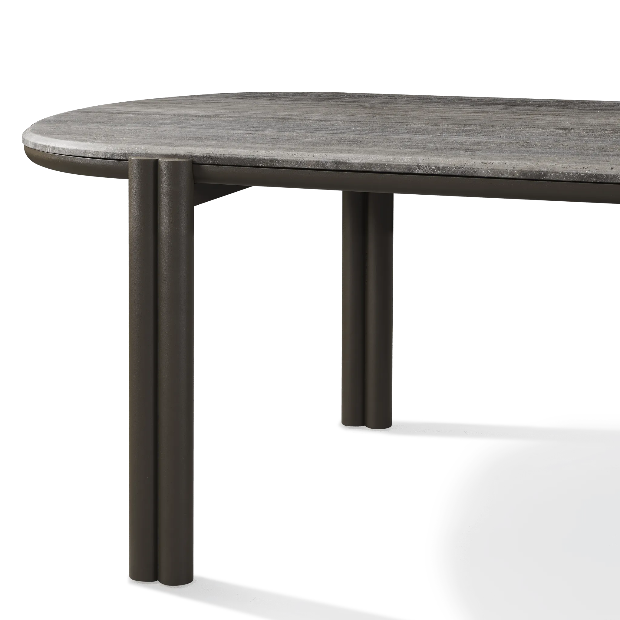 Cove Aluminum Pill Dining Table