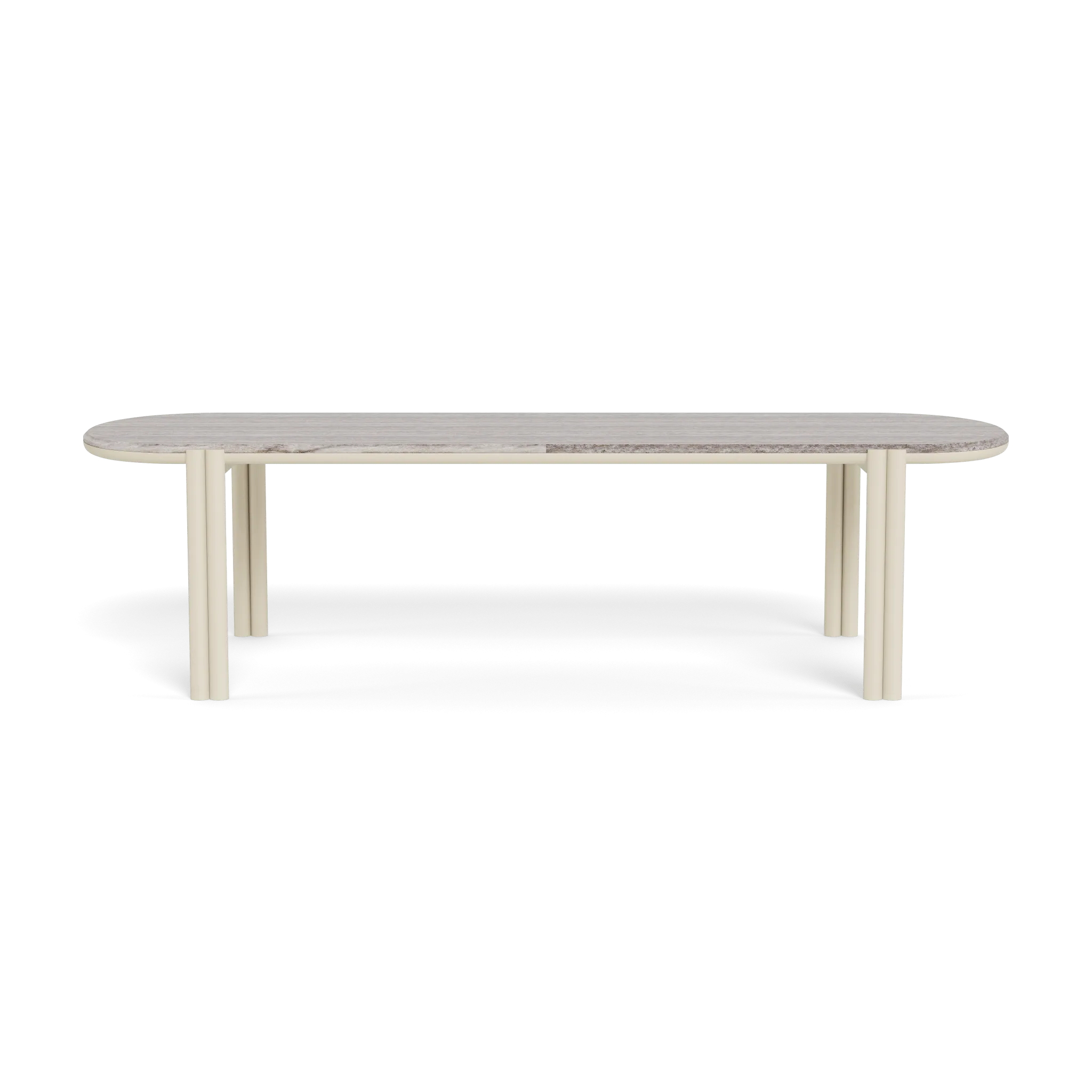 Cove Aluminum Pill Dining Table