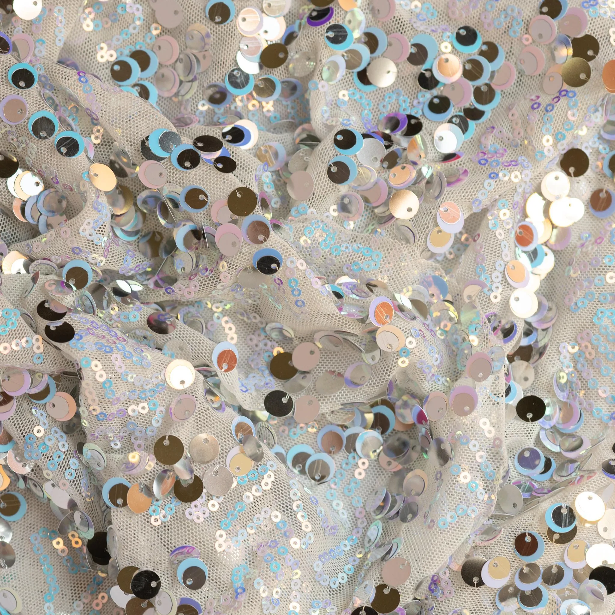 Fame Stretch Mesh Sequin Fabric | Blue Moon Fabrics