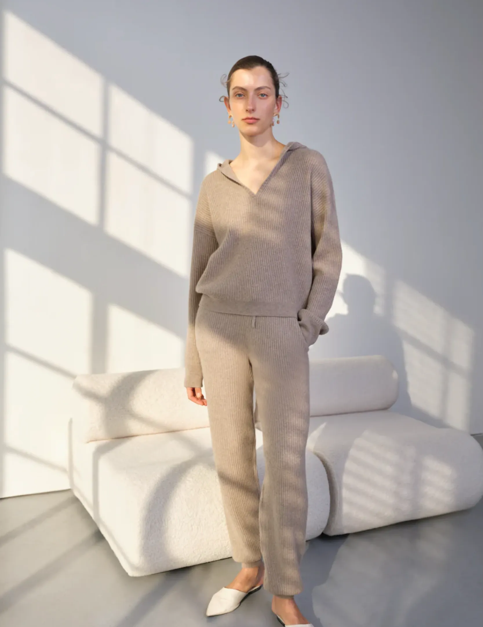 FH2042-1t W.Cashmere Sandra Sweatpants