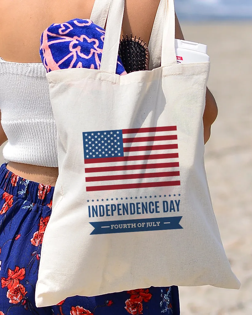 Flag of the United States Tote Bag - 4th Of July Tote Bags