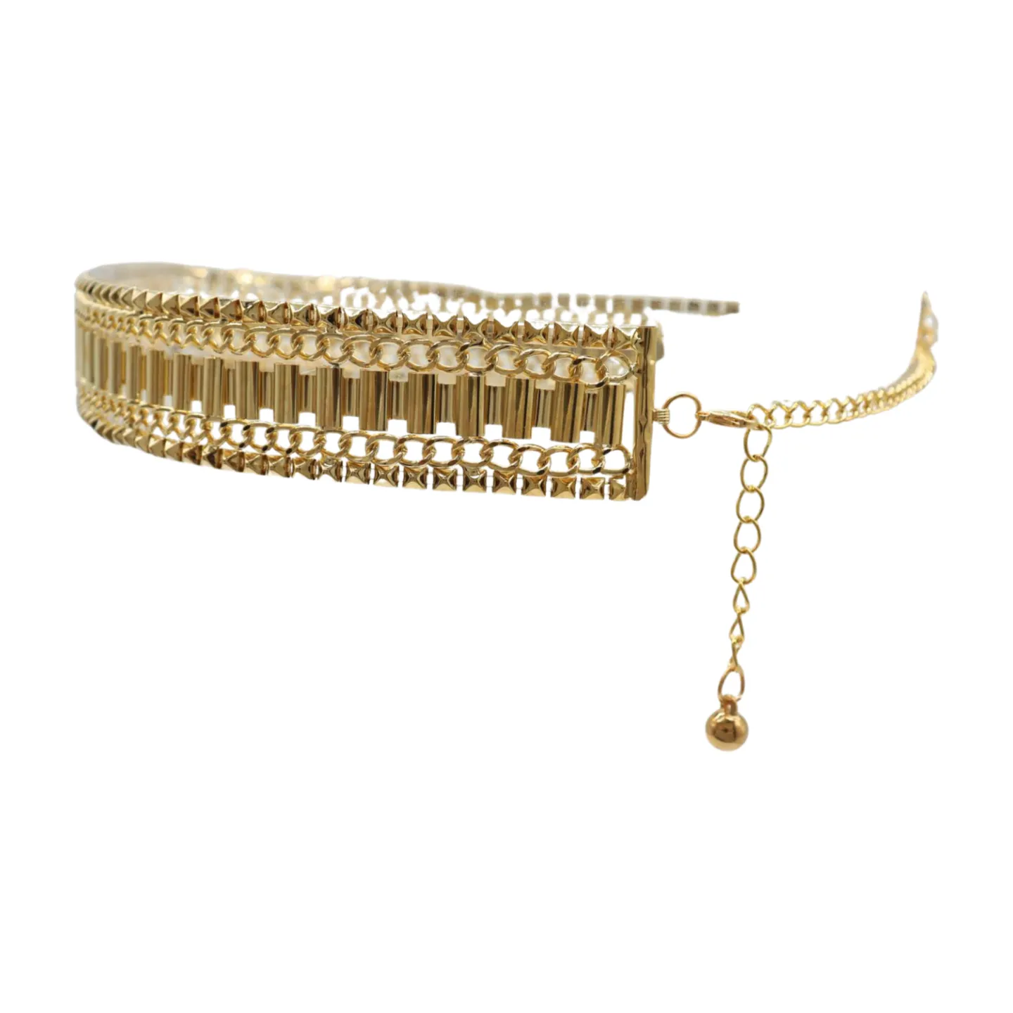 Gold Metal Chain Fashion Belt Hip High Waist Size S M L