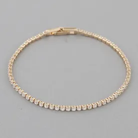 Gold Rhinestones Bracelet