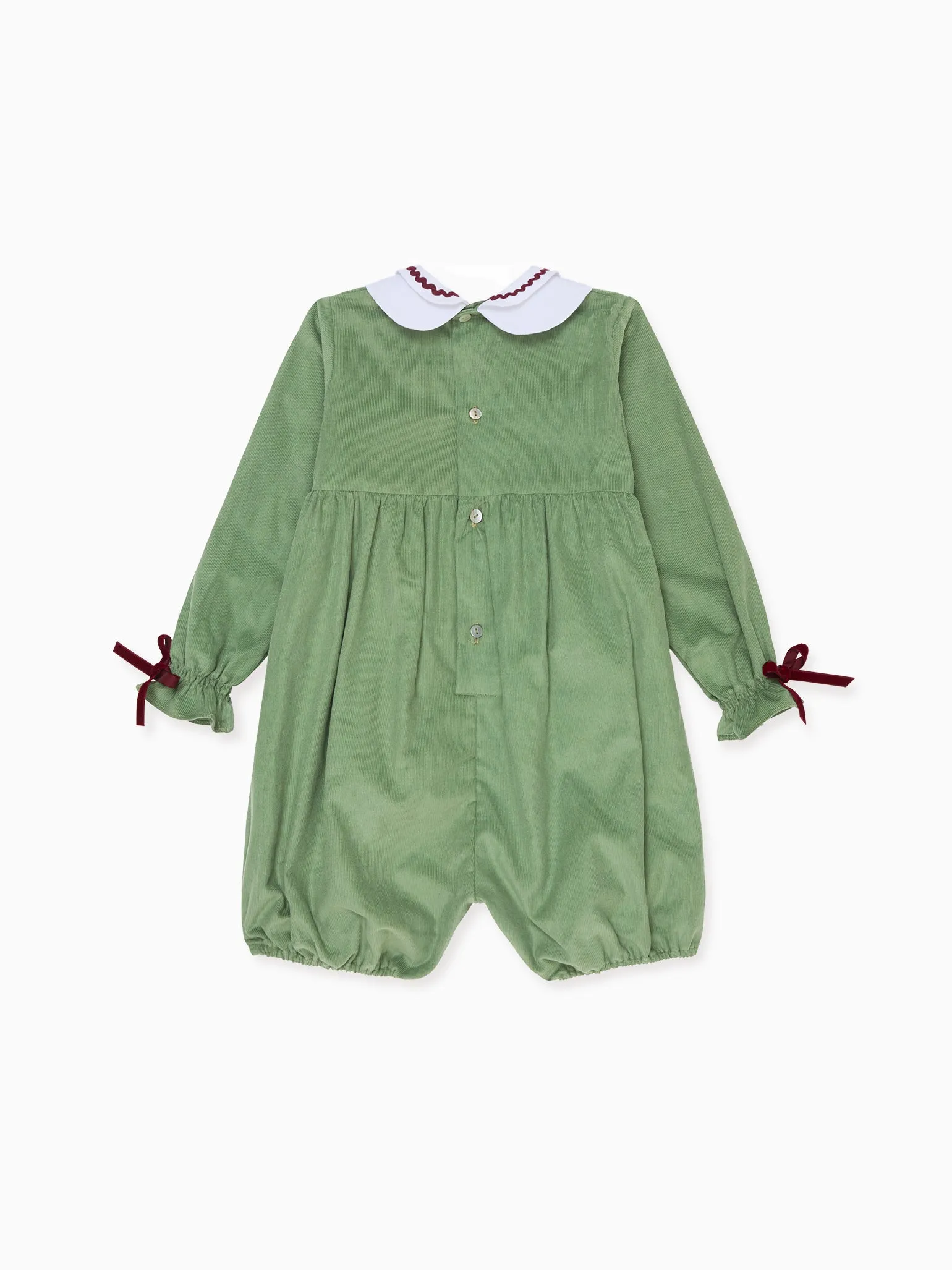 Green Granada Baby Girl Romper