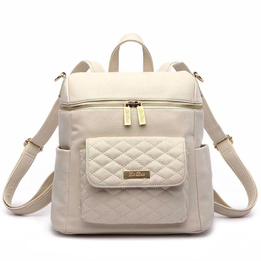 IMPERFECT Petit Monaco Diaper Bag | Pearl White