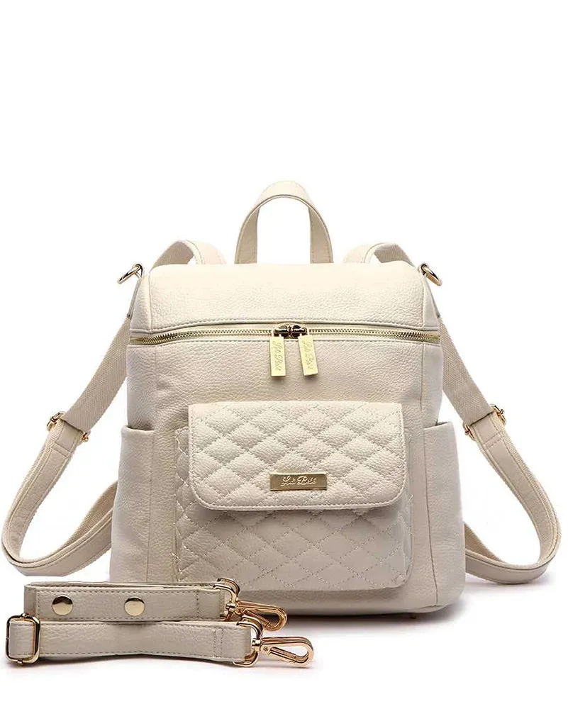 IMPERFECT Petit Monaco Diaper Bag | Pearl White