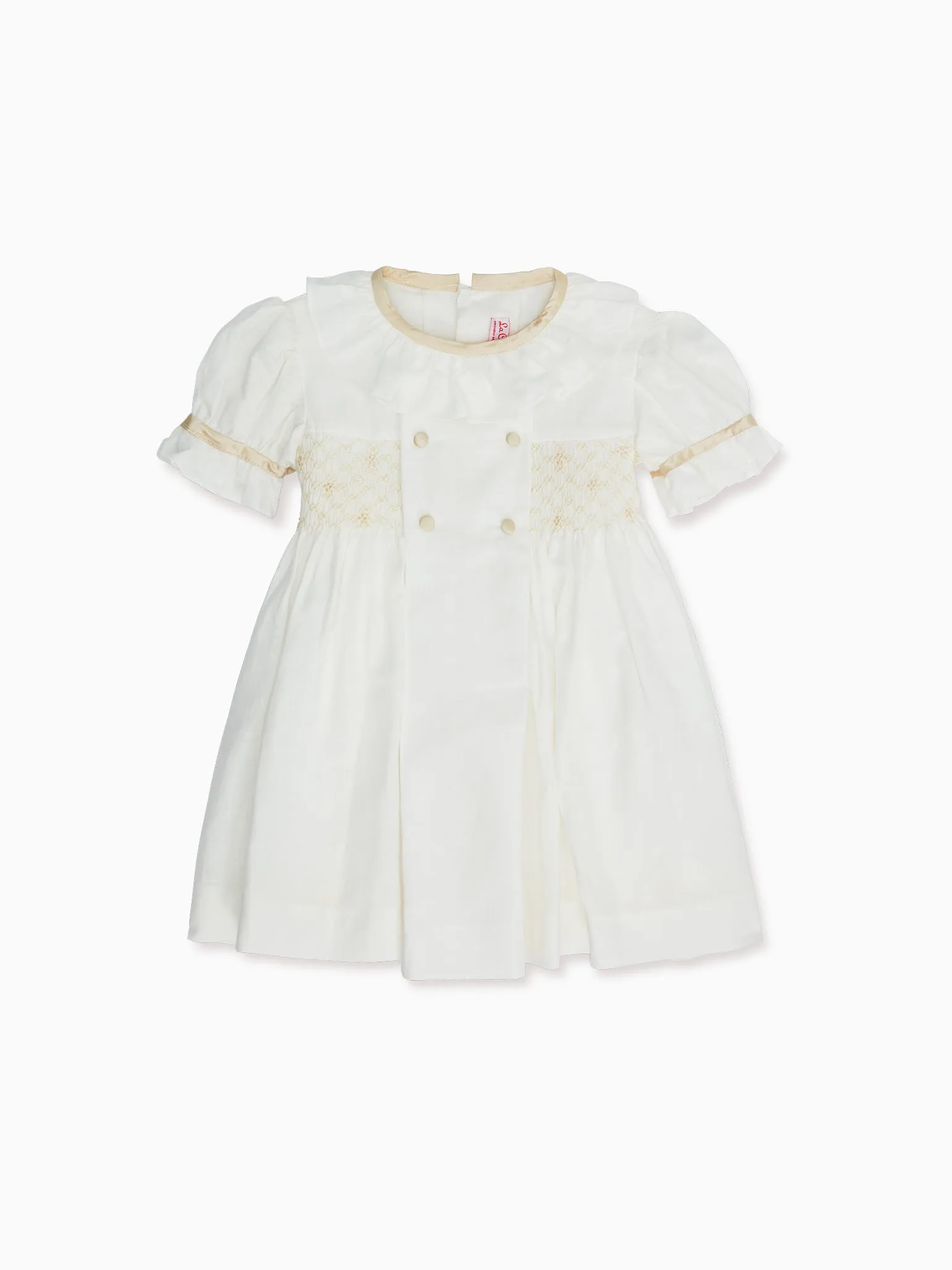 Ivory Santina Smock Ceremony Girl Dress