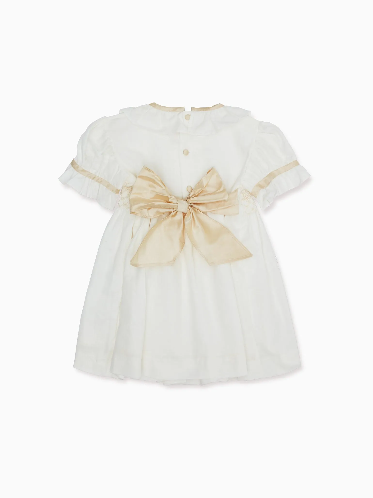 Ivory Santina Smock Ceremony Girl Dress