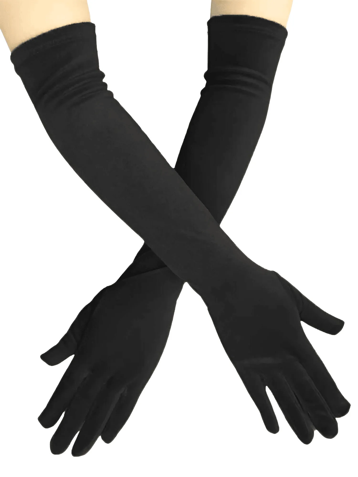 Long Velvet Dinner Dress Gloves For Women