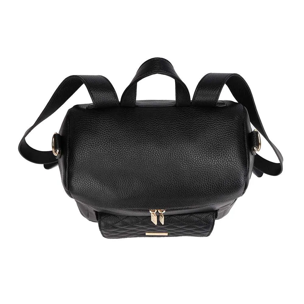 Monaco Diaper Bag | Ebony Black