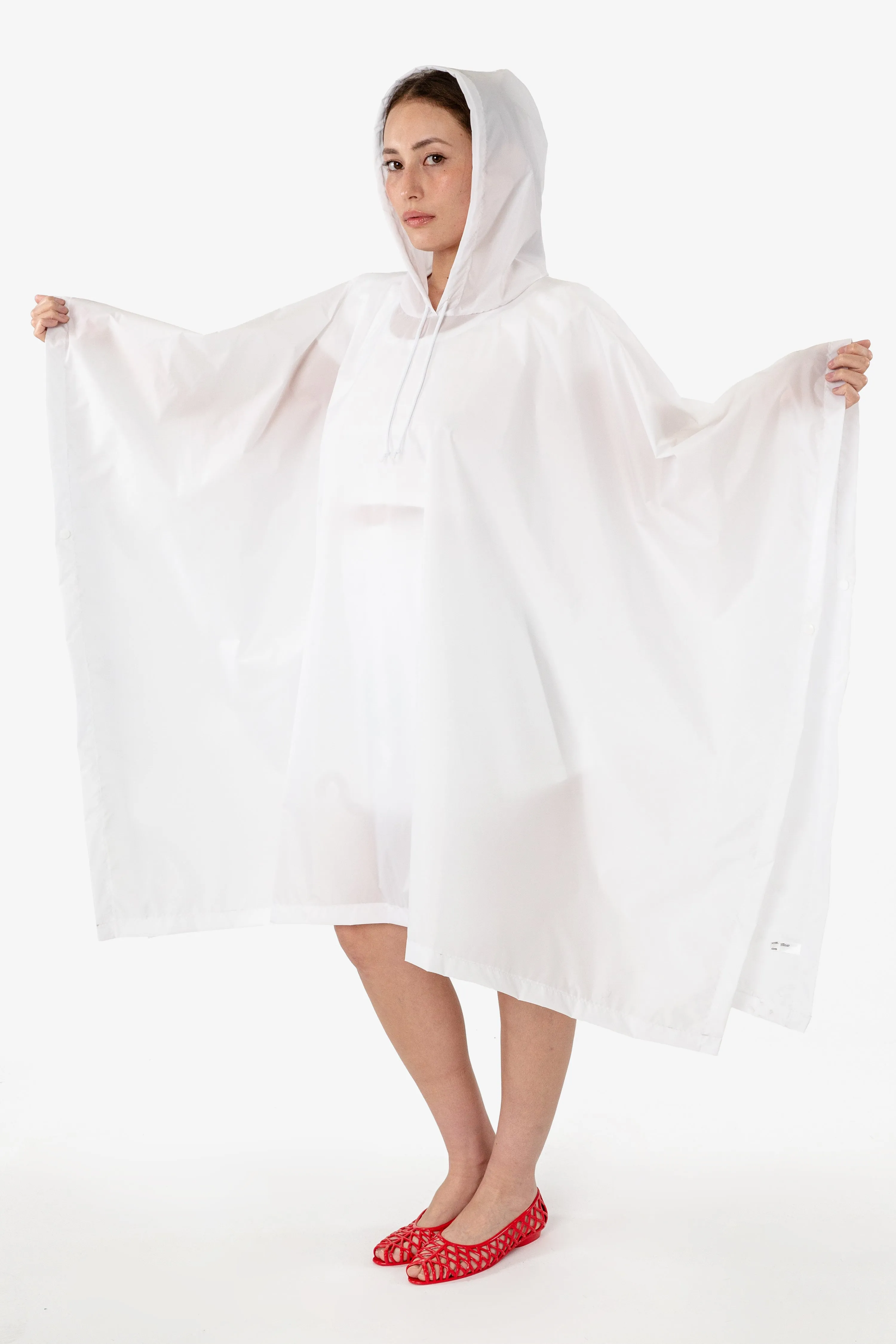 RNF419 - Hooded Nylon Rain Poncho