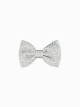 Silver Small Bow Girl Clip