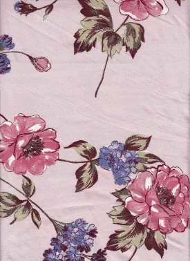 SUPER SOFT POLYESTER SPANDEX DBP / DTY BRUSHED FLORAL [NFF181028-009]