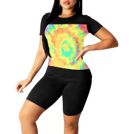 Tie Dye Women's Workout Set