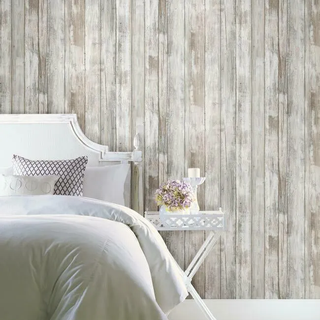 Weathered Planks Peel & Stick Wallpaper