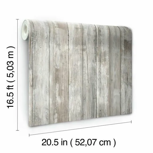 Weathered Planks Peel & Stick Wallpaper