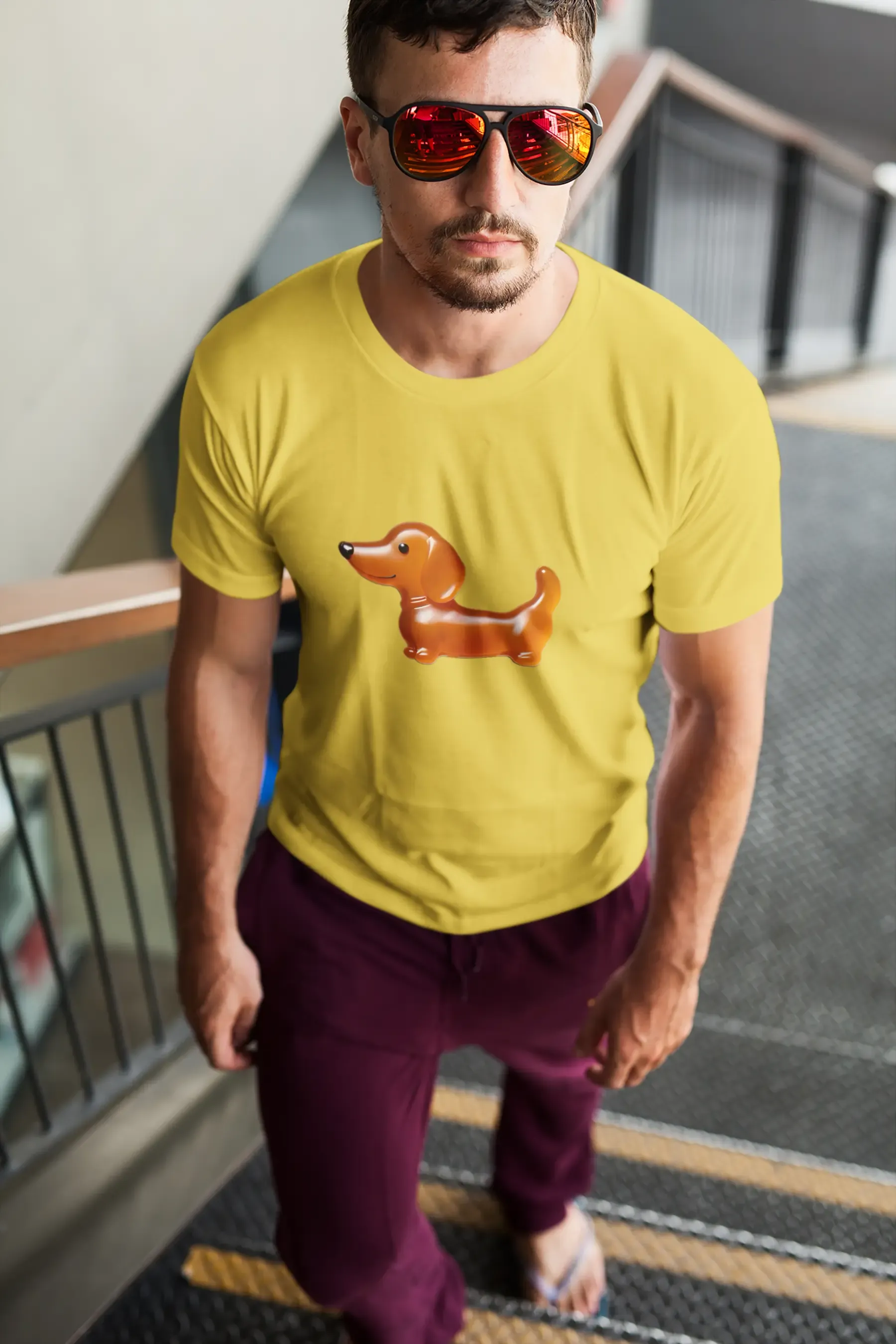 Weiner Dog Short Sleeve Staple T-Shirt