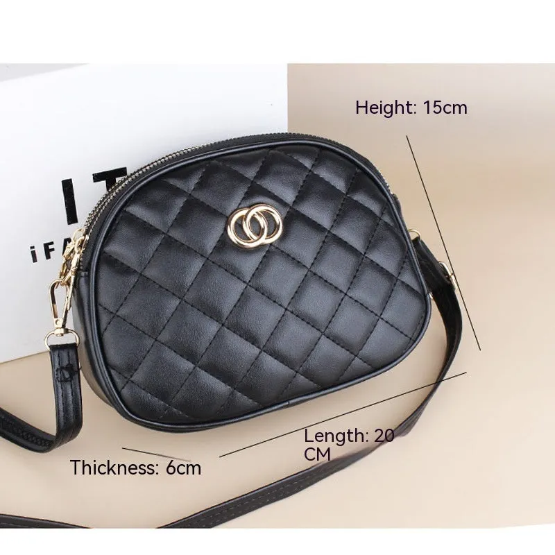 Women's Mini Round Shoulder Messenger Bag